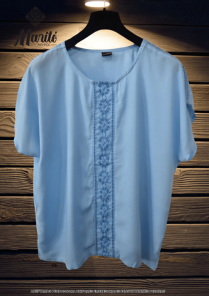 Blusa Tesajajai - Celeste
